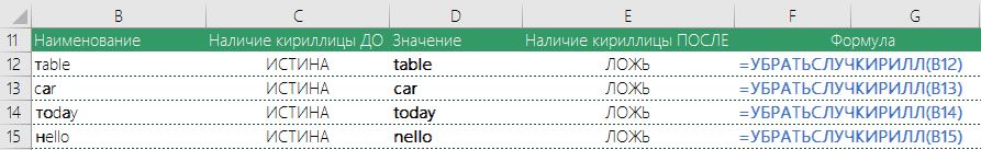 Пример замены русских букв на английские